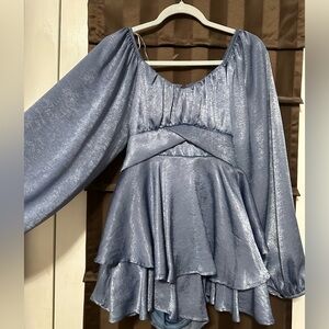 Altar’d State Ruffled Mini Dress || read description ||